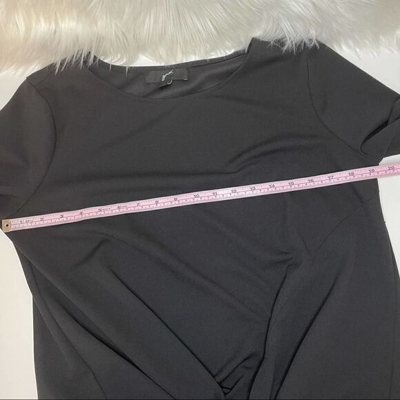 gnw Side Tie Three Quarter Sleeve Blouse Black M - Picture 4 of 8